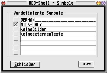 Bild: Bis zu acht Symbole sind definierbar