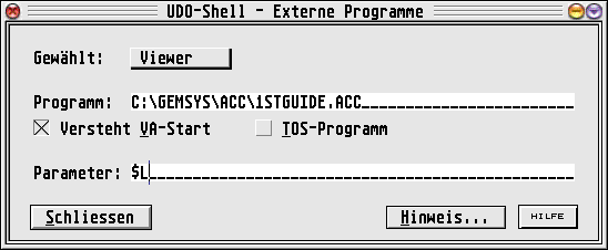 Bild: Startm&ouml;glichkeit per AV