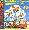 Das Cover der Comic-Grafiken und Zeichnungen f&uuml;r Sommerfeste und Partys-CD