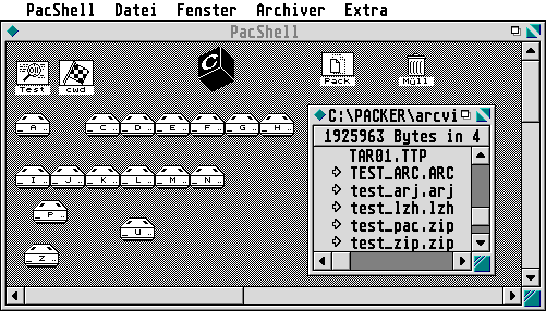 Bild: Die Oberfl&auml;che von der Pac-Shell.