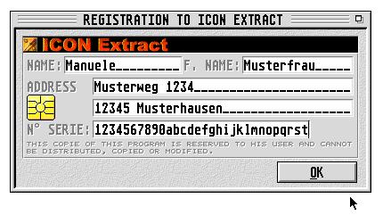 Bild: Der Registrierungs-Dialog.