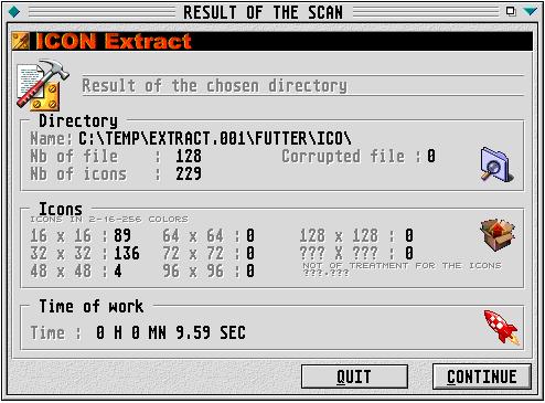 Bild: Das Ergebnis der Analyse.