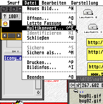 Men&uuml;punkt "Multikonvert..."