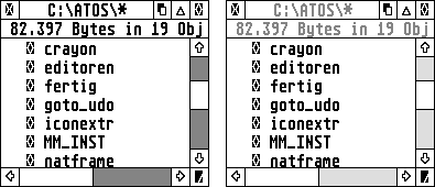 So sieht es aus ohne DAT-File...