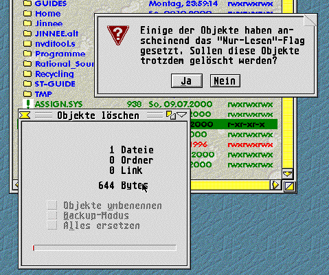 Nachfrage beim L&ouml;schen schreibgesch&uuml;tzter Dateien